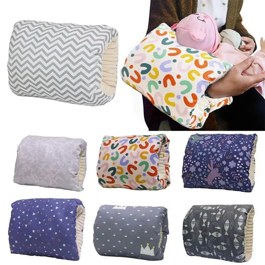 Comfy cradle arm pillow designed for baby feeding support