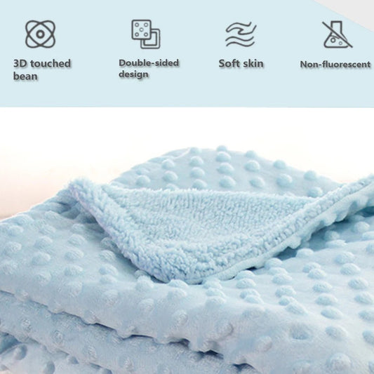 Cotton Baby Fleece Blanket Soft Plush and Breathable for Peaceful Year - Round Comfort - Amiba