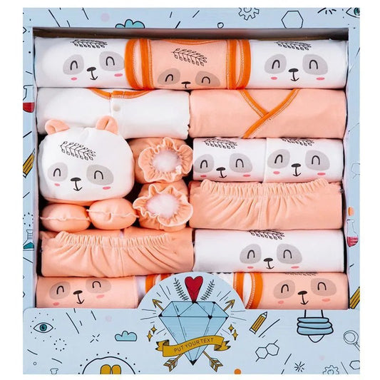 Cotton baby outfit set crafted with soft breathable fabric for daily wear