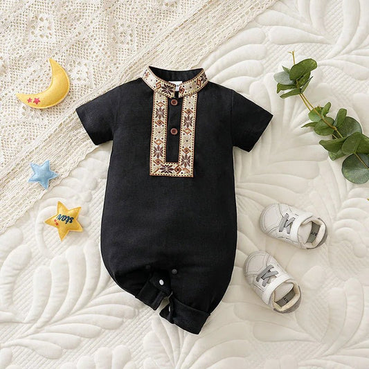 Cotton baby romper for newborns crafted soft and breathable for summer