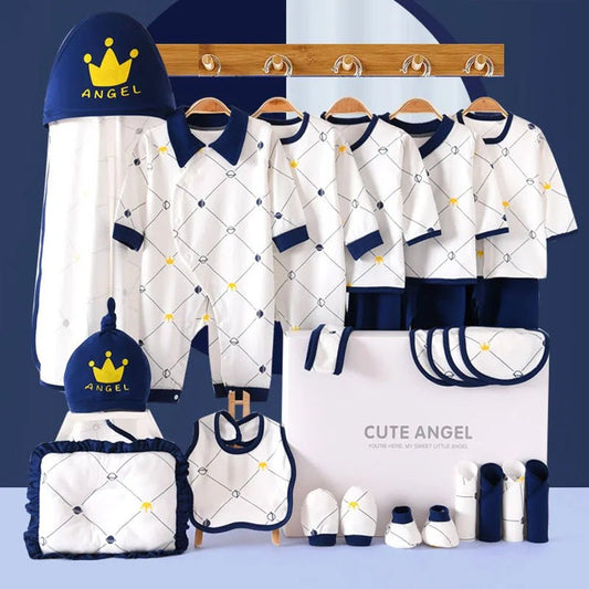 Cozy baby cotton outfit set crafted with breathable all season fabric