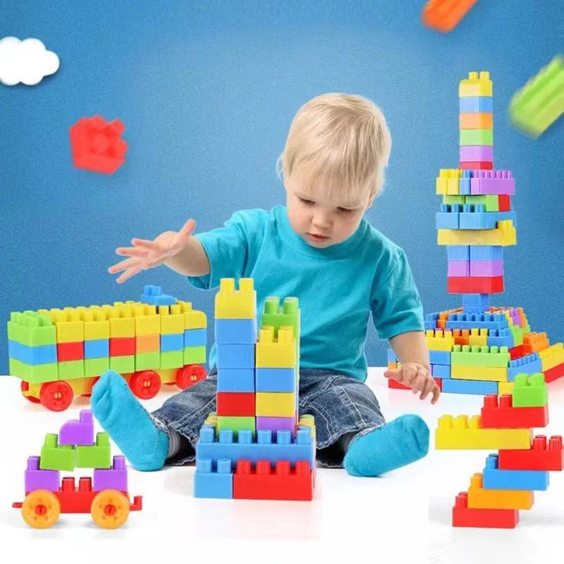 Educational play set with creative blocks for imaginative fun