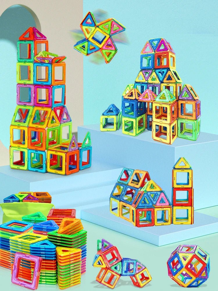Creative Magnetic Blocks Kit – Educational Building Toy for Kids - Amiba