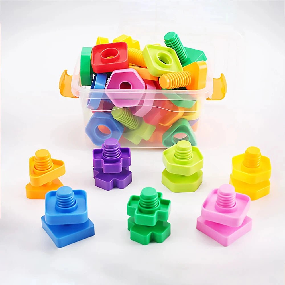 Creative Screw Building Fun – Educational Construction Toy for Kids - Amiba