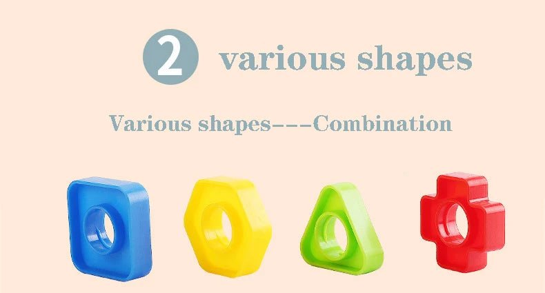 Creative Screw Building Fun – Educational Construction Toy for Kids - Amiba