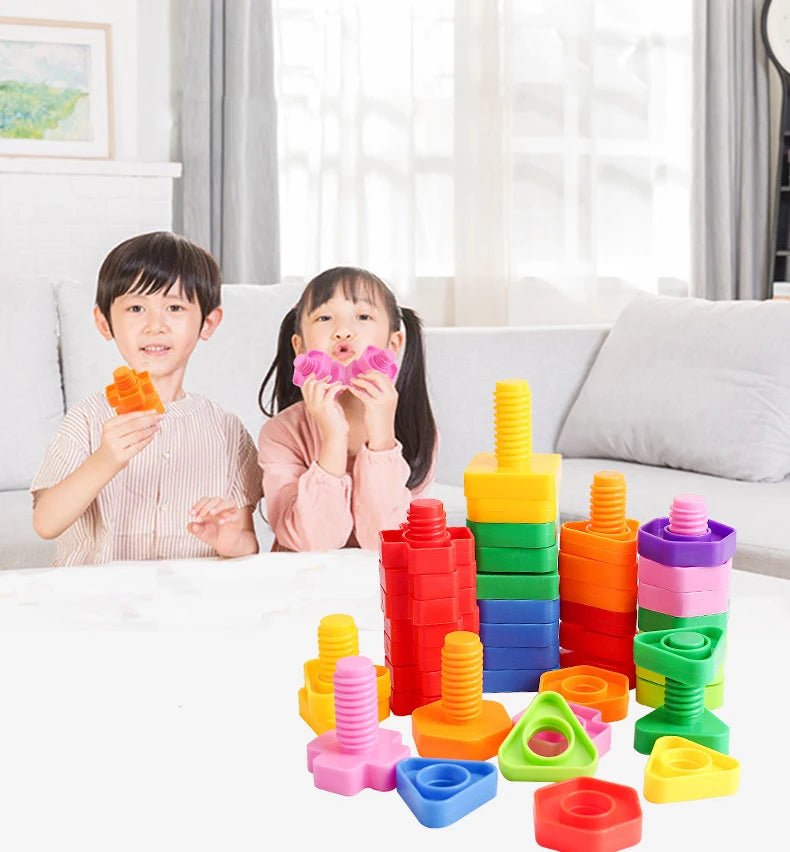 Creative Screw Building Fun – Educational Construction Toy for Kids - Amiba