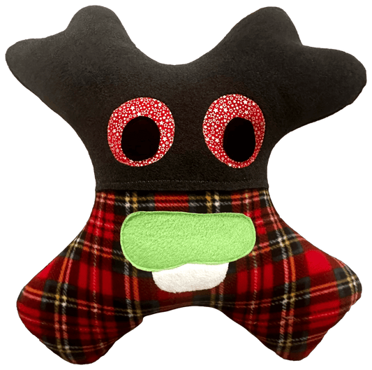 Unique monster pillow crafted for cozy naps in long child car journeys