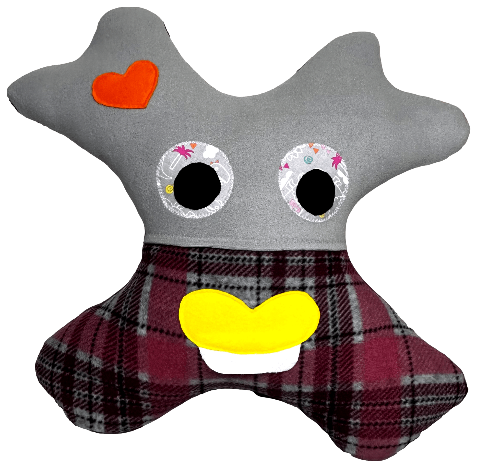Soft supportive pillow preventing slump during car journeys for children