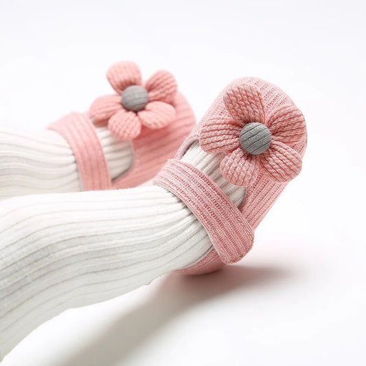 Cute Cotton Baby Shoes Soft Bottom Breathable Infant Shoes for Cozy Support - Amiba