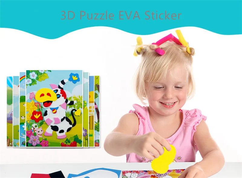 DIY Animal Foam Stickers - Amiba