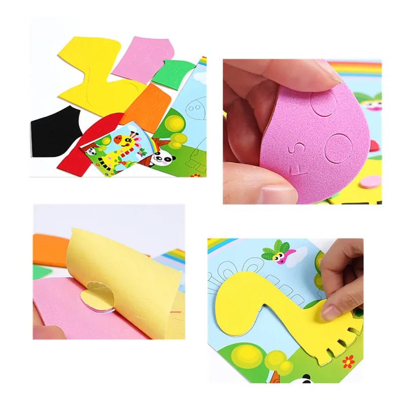 DIY Animal Foam Stickers - Amiba