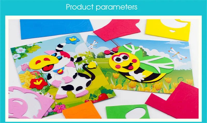 DIY Animal Foam Stickers - Amiba