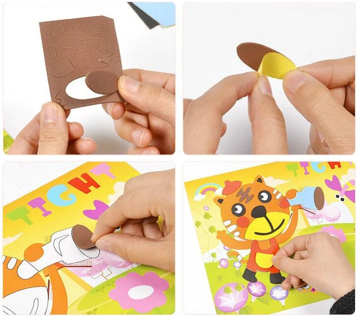 DIY Animal Foam Stickers - Amiba