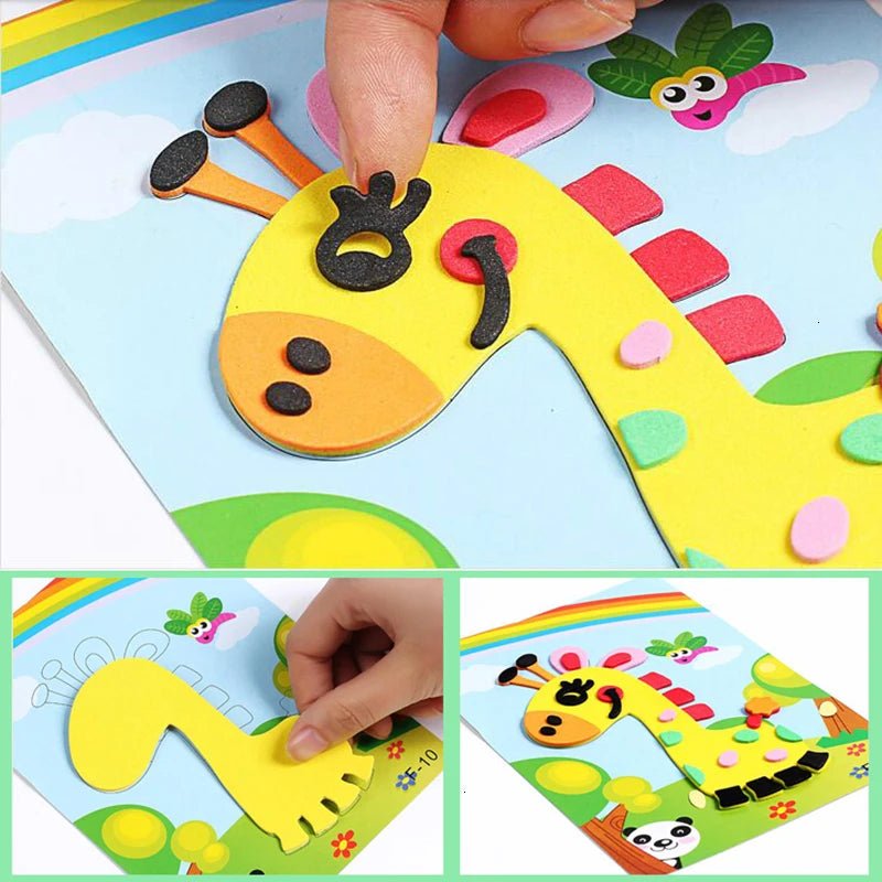 DIY Animal Foam Stickers - Amiba