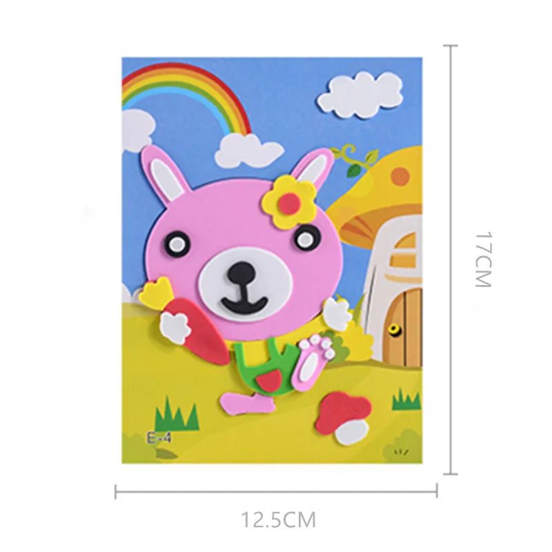 DIY Animal Foam Stickers - Amiba