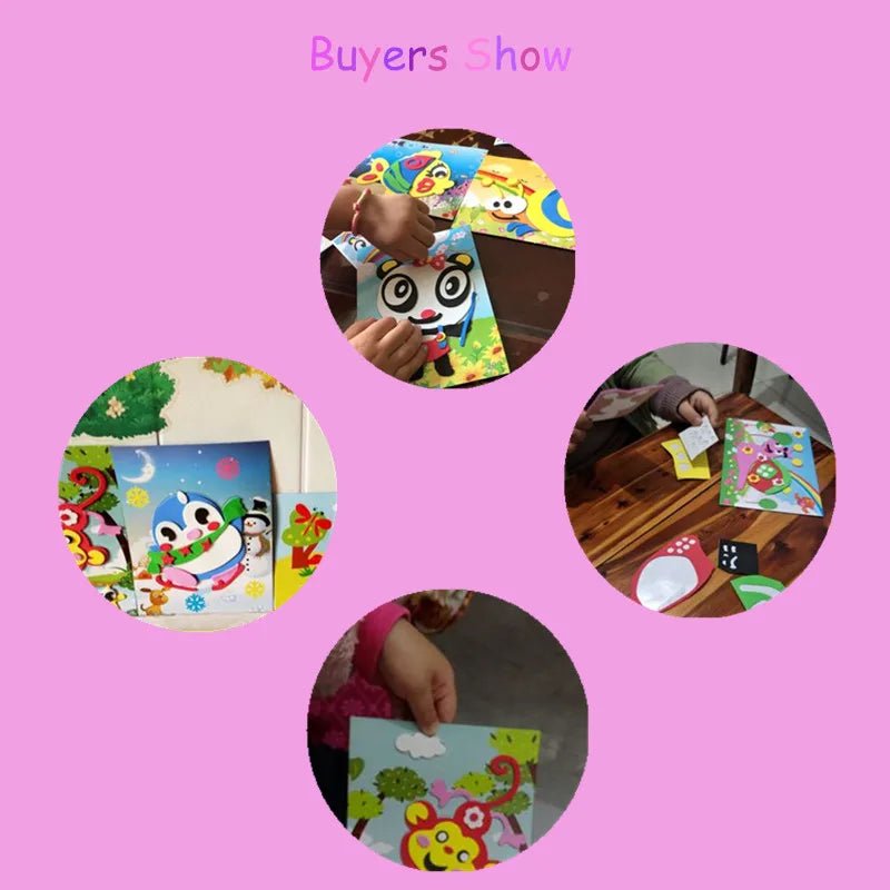 DIY Animal Foam Stickers - Amiba