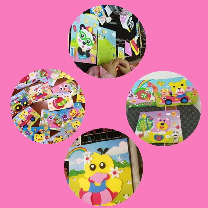DIY Animal Foam Stickers - Amiba