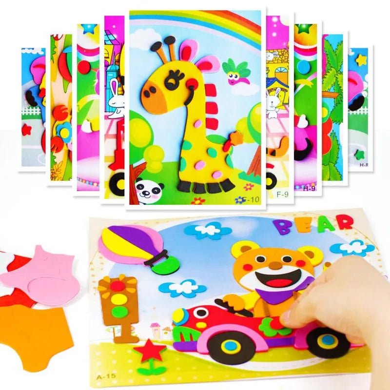 DIY Animal Foam Stickers - Amiba