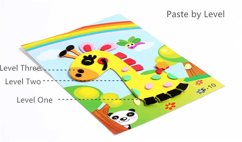 DIY Animal Foam Stickers - Amiba
