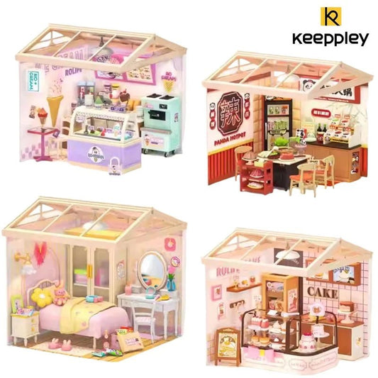 DIY dream dollhouse kit crafted for creative miniature building fun