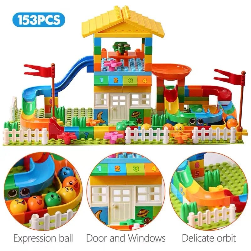 Dream Castle Building Blocks – Vibrant & Easy - to - Build Play Set - Amiba