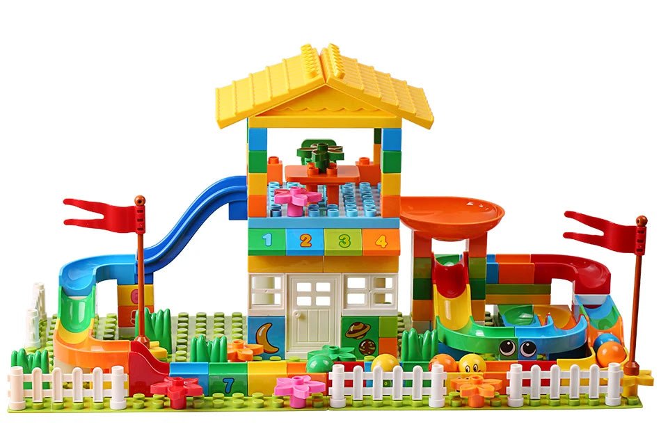 Dream Castle Building Blocks – Vibrant & Easy - to - Build Play Set - Amiba
