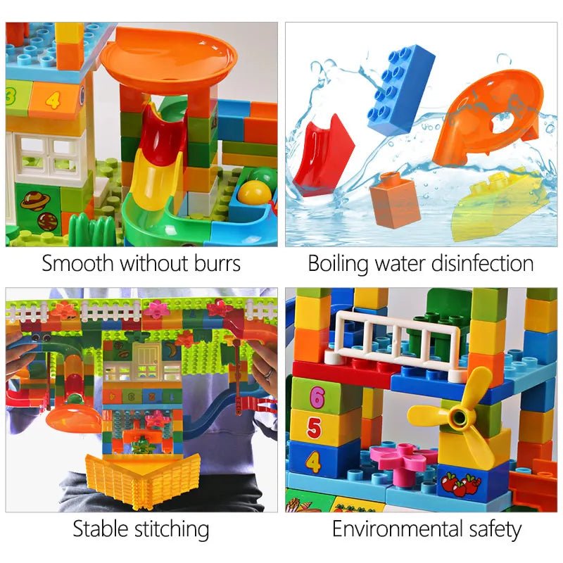 Dream Castle Building Blocks – Vibrant & Easy - to - Build Play Set - Amiba