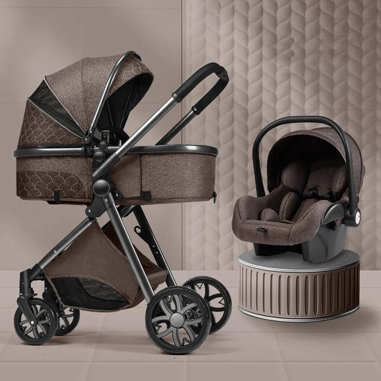 Dreamy high landscape baby stroller designed adjustable for comfort and safety