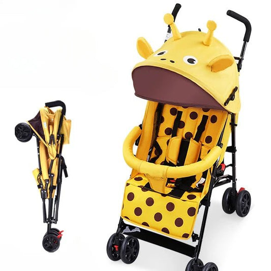 Easy fold baby stroller crafted lightweight with compact travel system