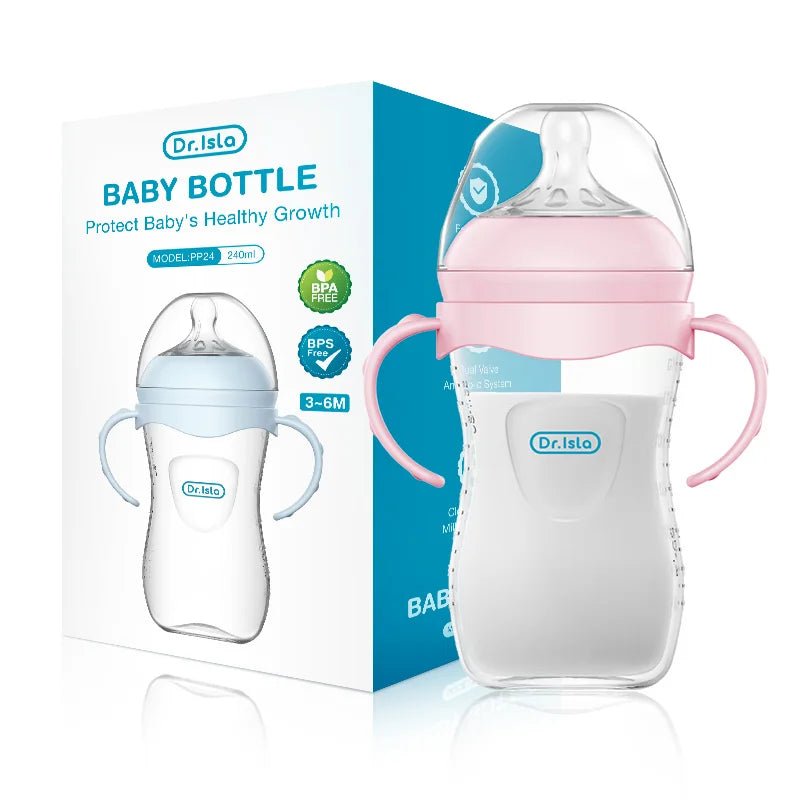 Safe anti colic Easy Sip baby bottle crafted for comfortable use
