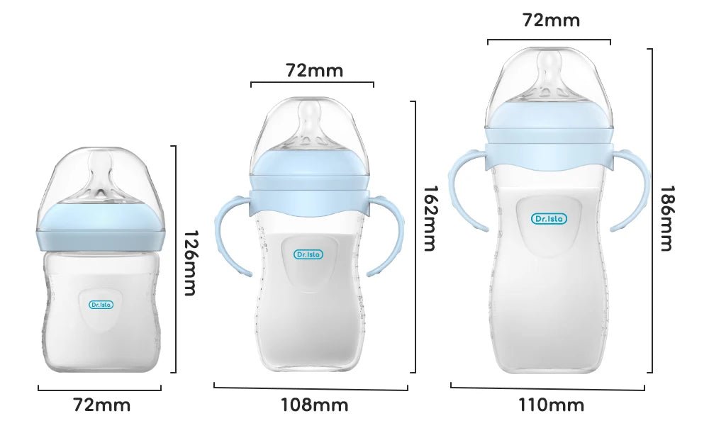 Baby bottle crafted with Easy Sip anti colic features for safety