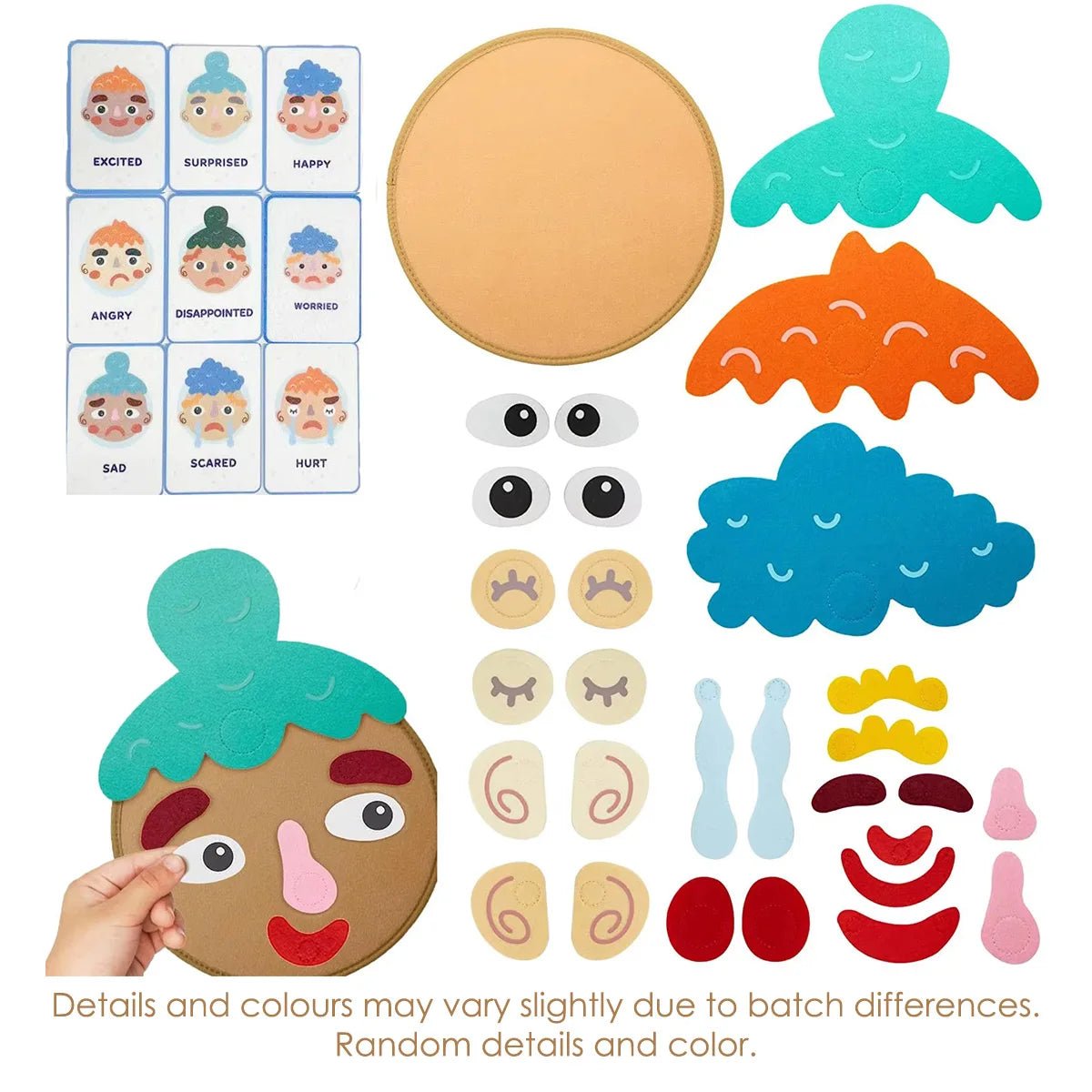 Interactive toy helping children explore emotions and expressions