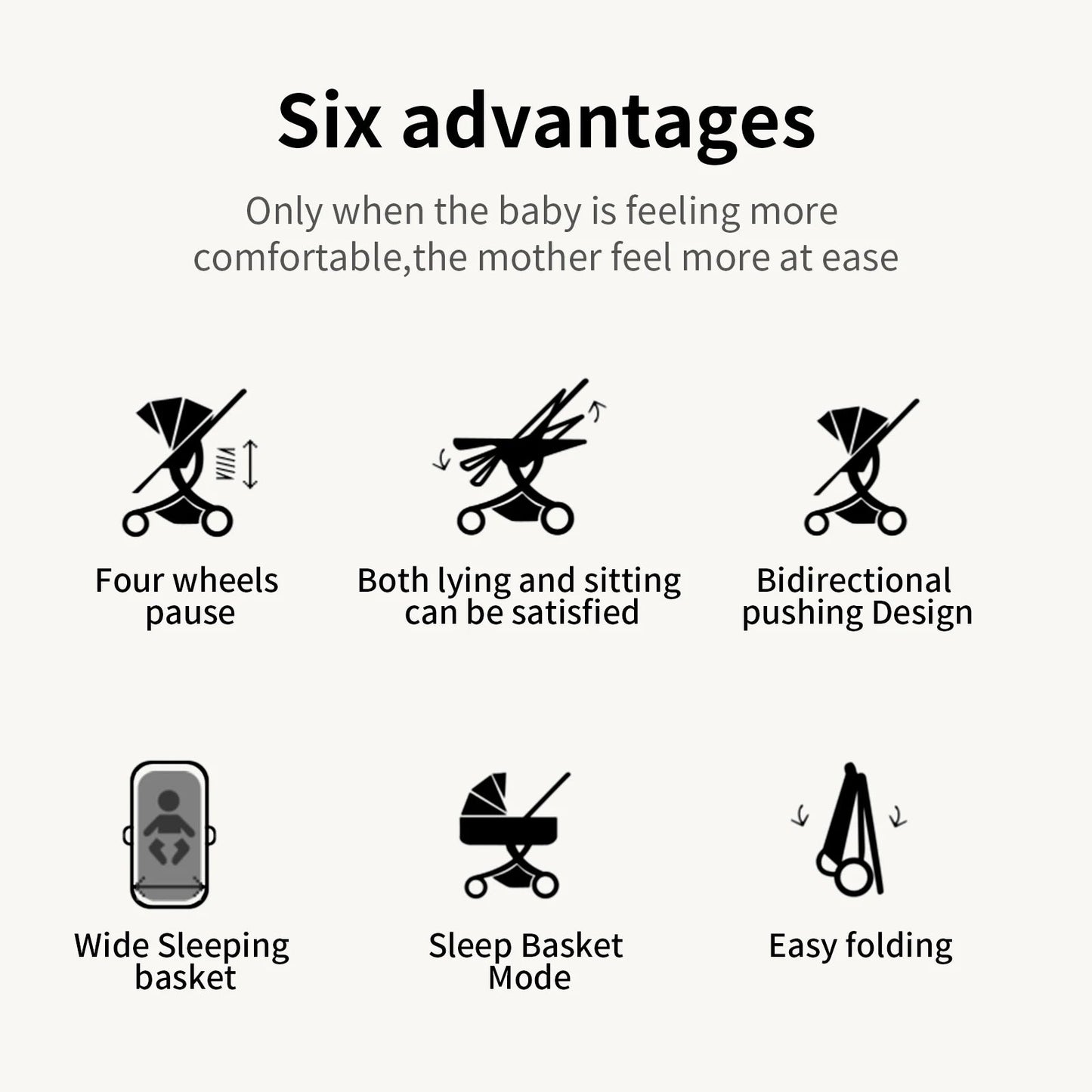 Baby stroller made foldable for easy travel and portability