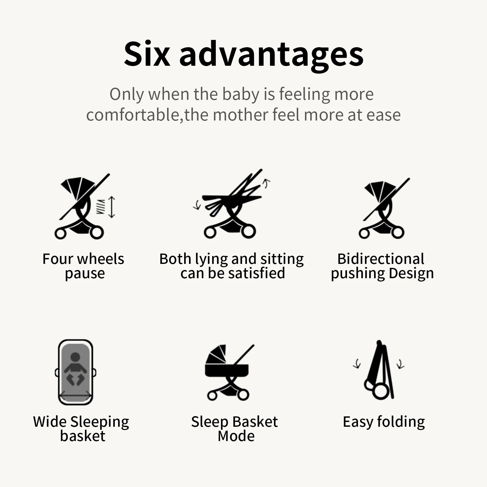 Baby stroller made foldable for easy travel and portability