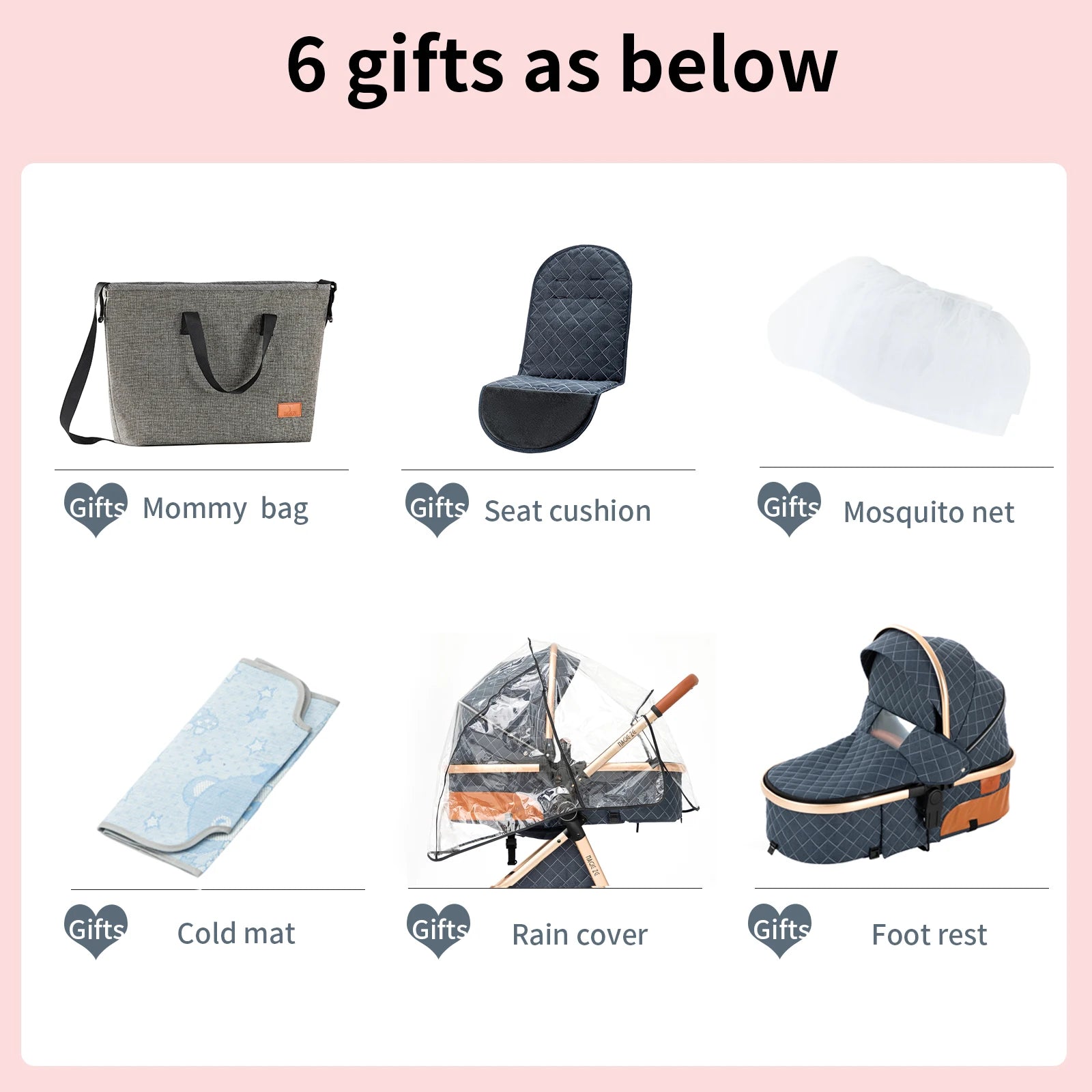 Baby stroller foldable design made lightweight for portability