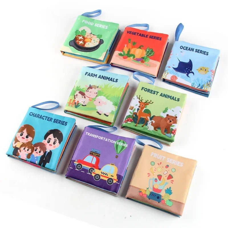 Early education cloth book made fun with stories and interactive play