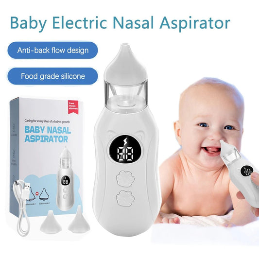 Gentle baby nose cleaner crafted as safe nasal aspirator for infants