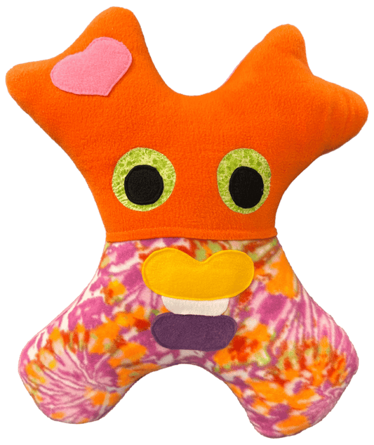 Unique handmade supportive pillow keeping children upright in cars
