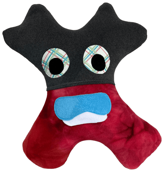 Kids Travel Headrest Body Pillow handmade with ergonomic design provides slump free naps posture safety and cozy monster fun for car travel