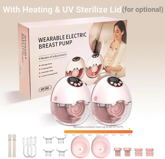 Hands free electric nursing pump crafted for busy moms’ daily use