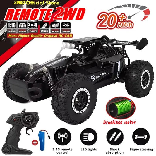High speed RC adventure car crafted with durable design for off road fun