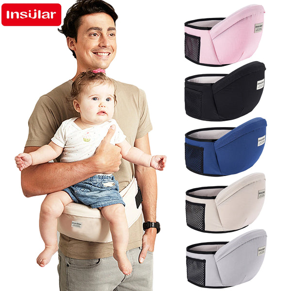 Baby Hip Seat Carrier Ergonomic Waist Stool for Hands Free Support