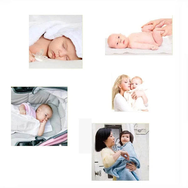 Cotton Baby Blanket Soft Breathable Infant Bedding for Peaceful Sleep