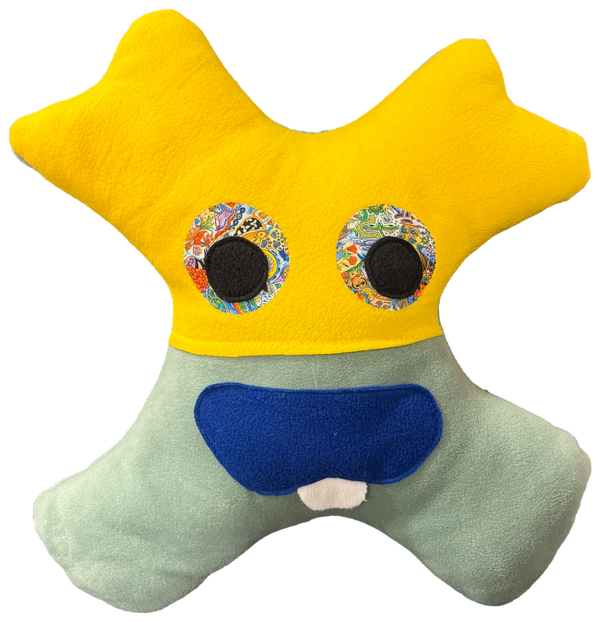 Handmade Amiba Monsters Car Pillow – Kids’ Road Trip Must-Have