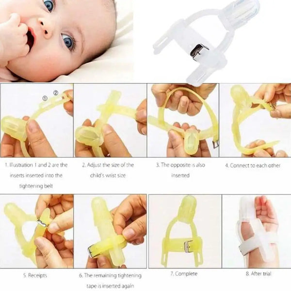 Baby Thumb Sucking Guard Soft Silicone Oral Habit Protector