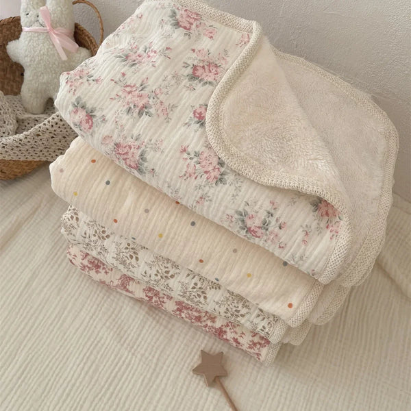 Cuddle Baby Blanket Soft Breathable Infant Bedding for Newborn Comfort Day and Night