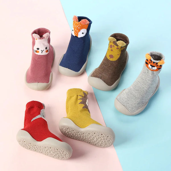 Adorable Animal Toddler Booties Cozy Non Slip Baby Shoes for All Season Wear