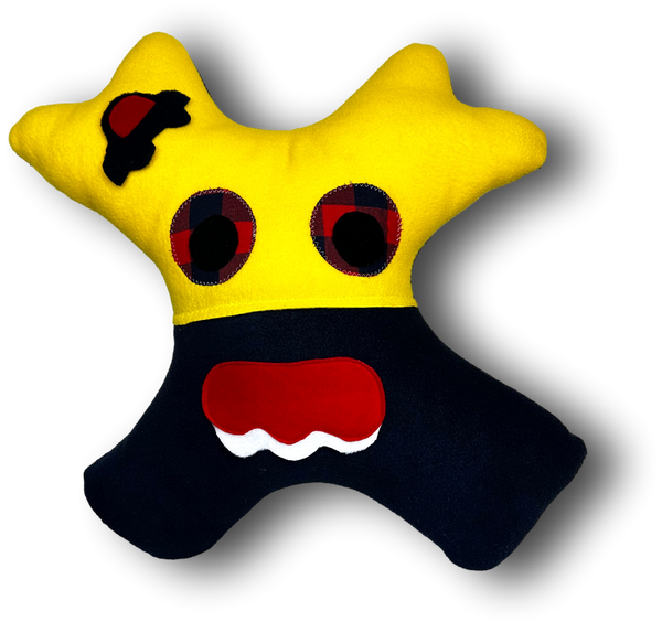 Amiba Monster Travel Unique Kid Pillow  Washable Travel Pillow  Road Trip Pillow