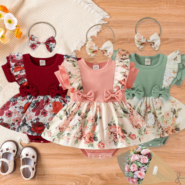 Adorable Baby Dress Set Stylish Cotton Summer Outfit for Girls