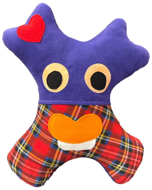 Handmade Amiba pillow for children’s cozy long road trips